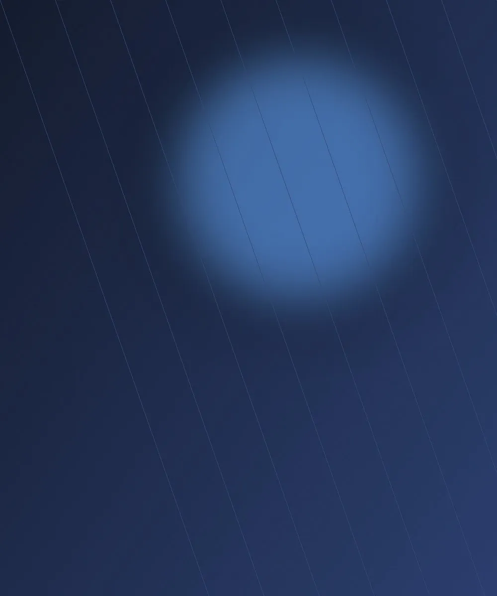 Fondo azul marino con un destello celeste