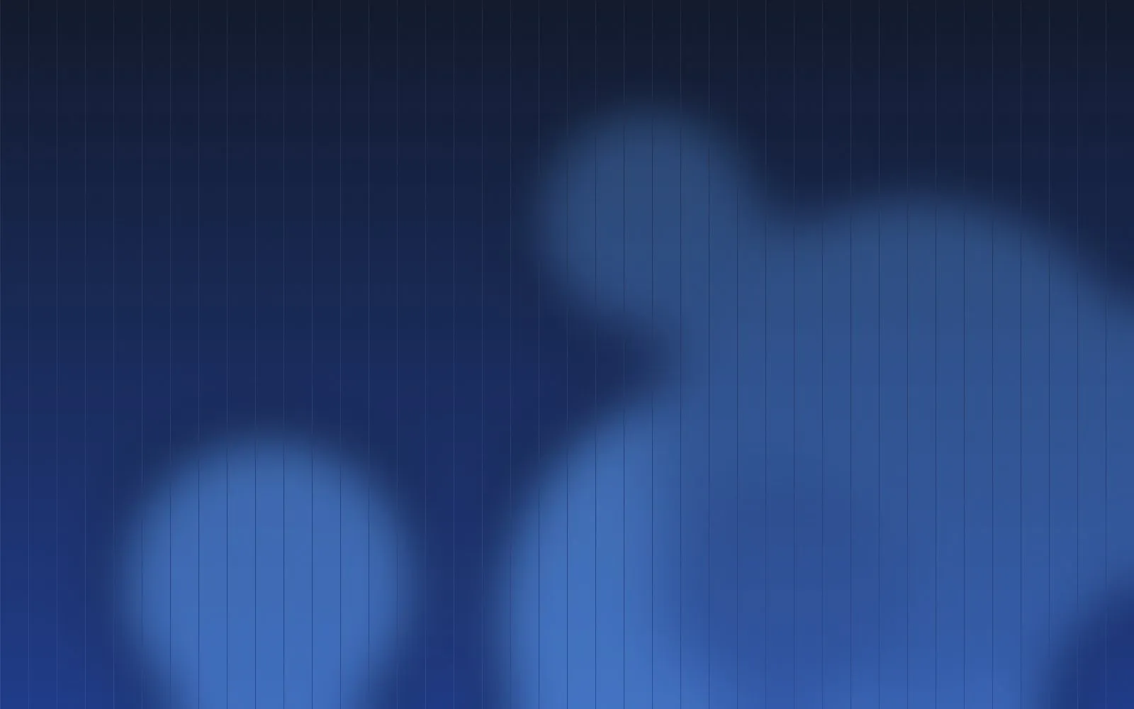 Blue abstract composition representing an online store checkout flow